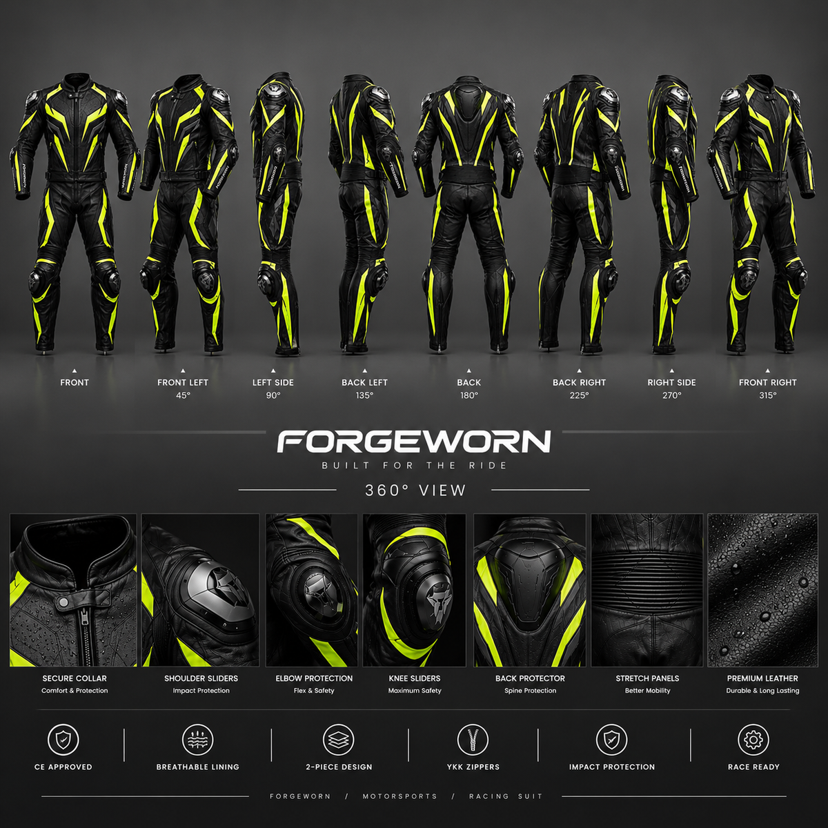 FORGEWORN Neon Strike multi-angle presentation