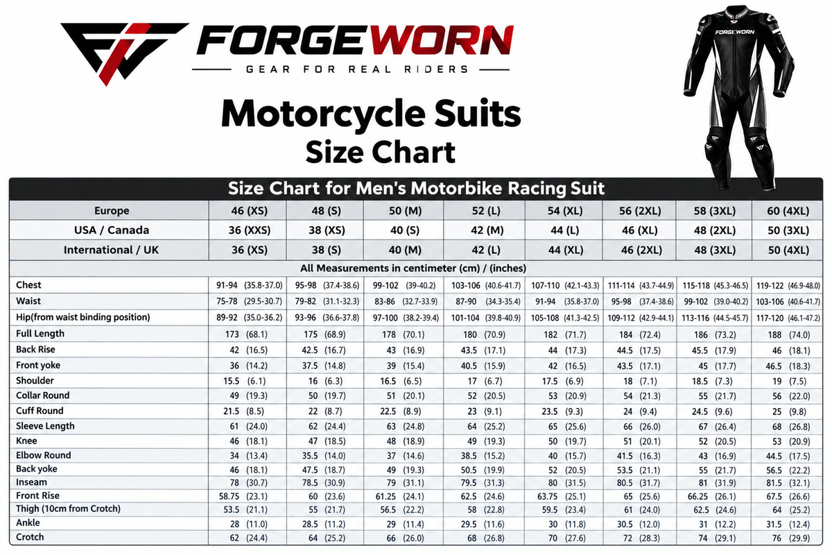 FORGEWORN Electric Strike — Black & Blue 2-Piece Racing Suit